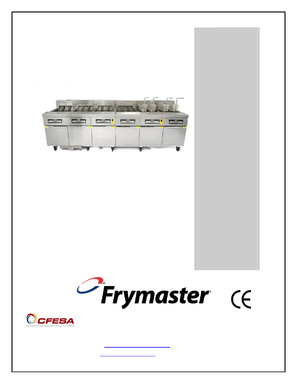 Frymaster FPH1721 User Manual | 36 pages