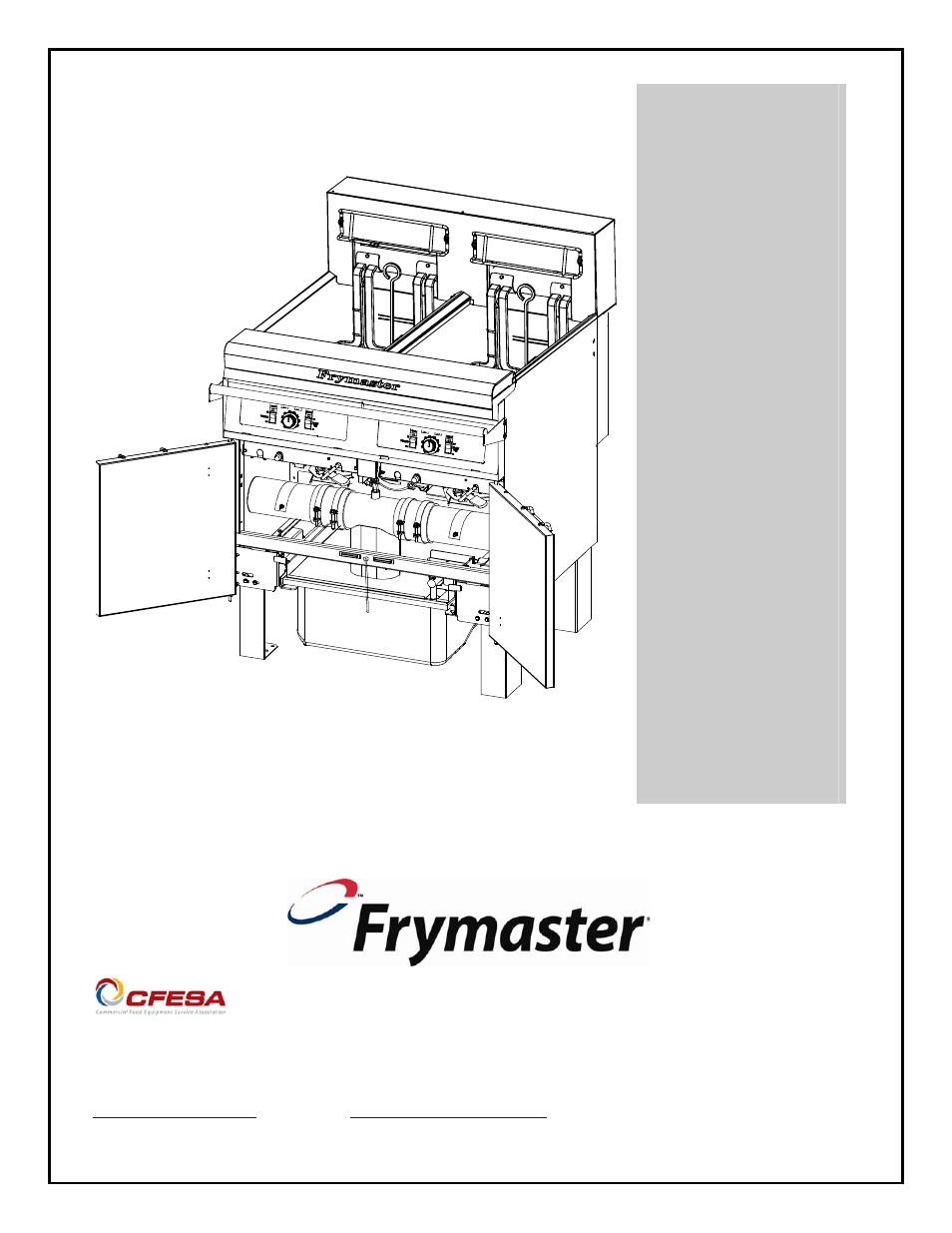 Frymaster 8196203 User Manual | 80 pages