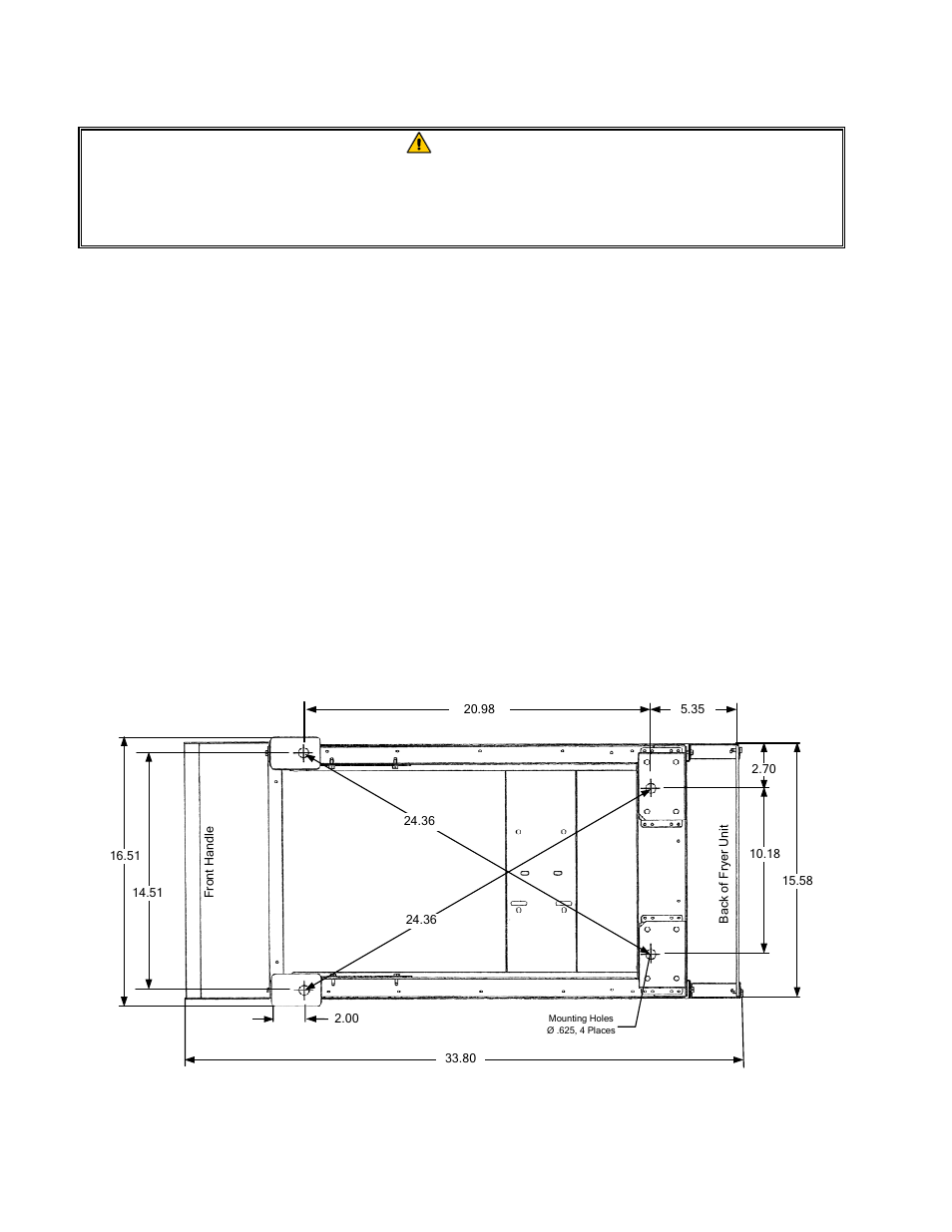 4 after fryers are anchored at the frying station, Single fryer (with filter) | Frymaster 8196203 User Manual | Page 10 / 80