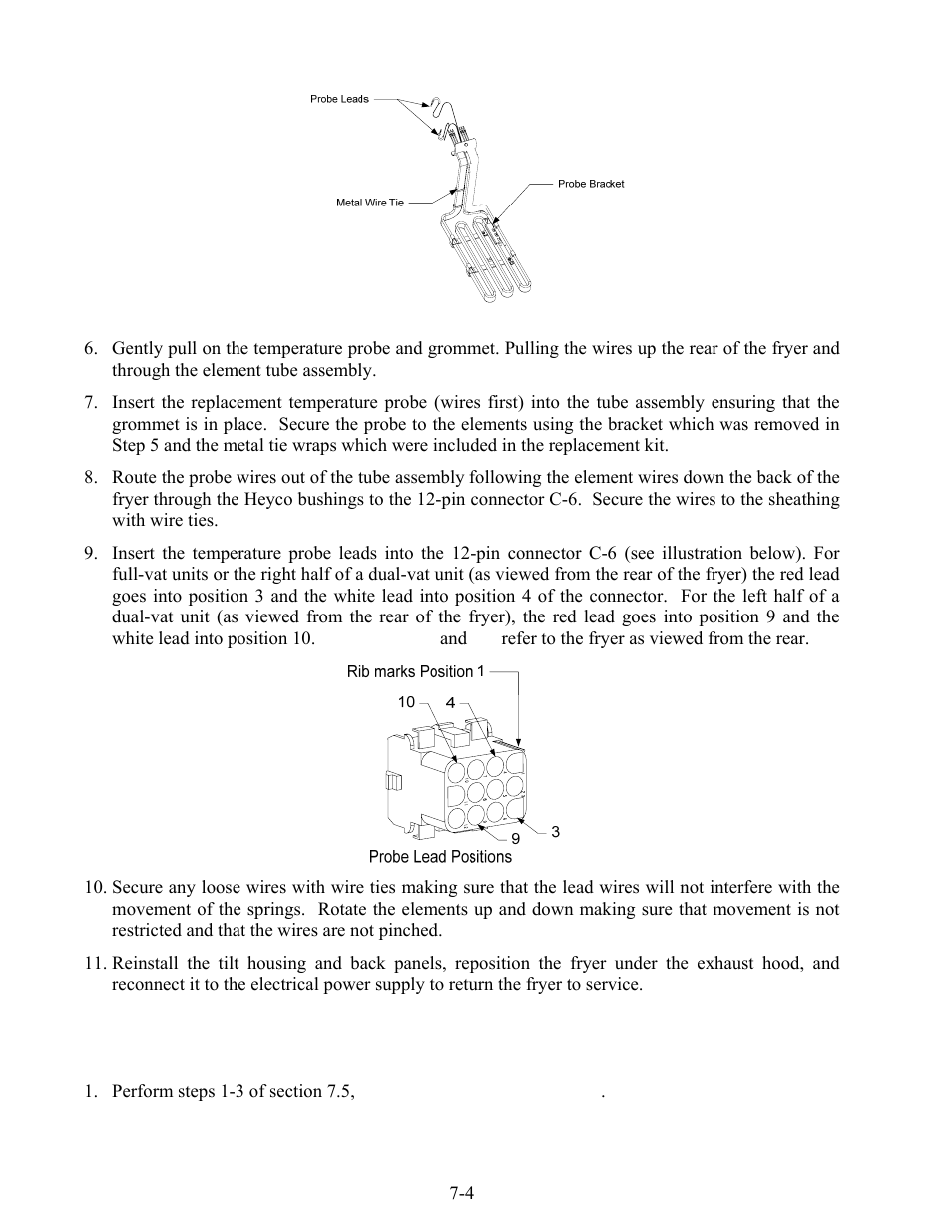 6 replacing a heating element | Frymaster 8196203 User Manual | Page 34 / 80