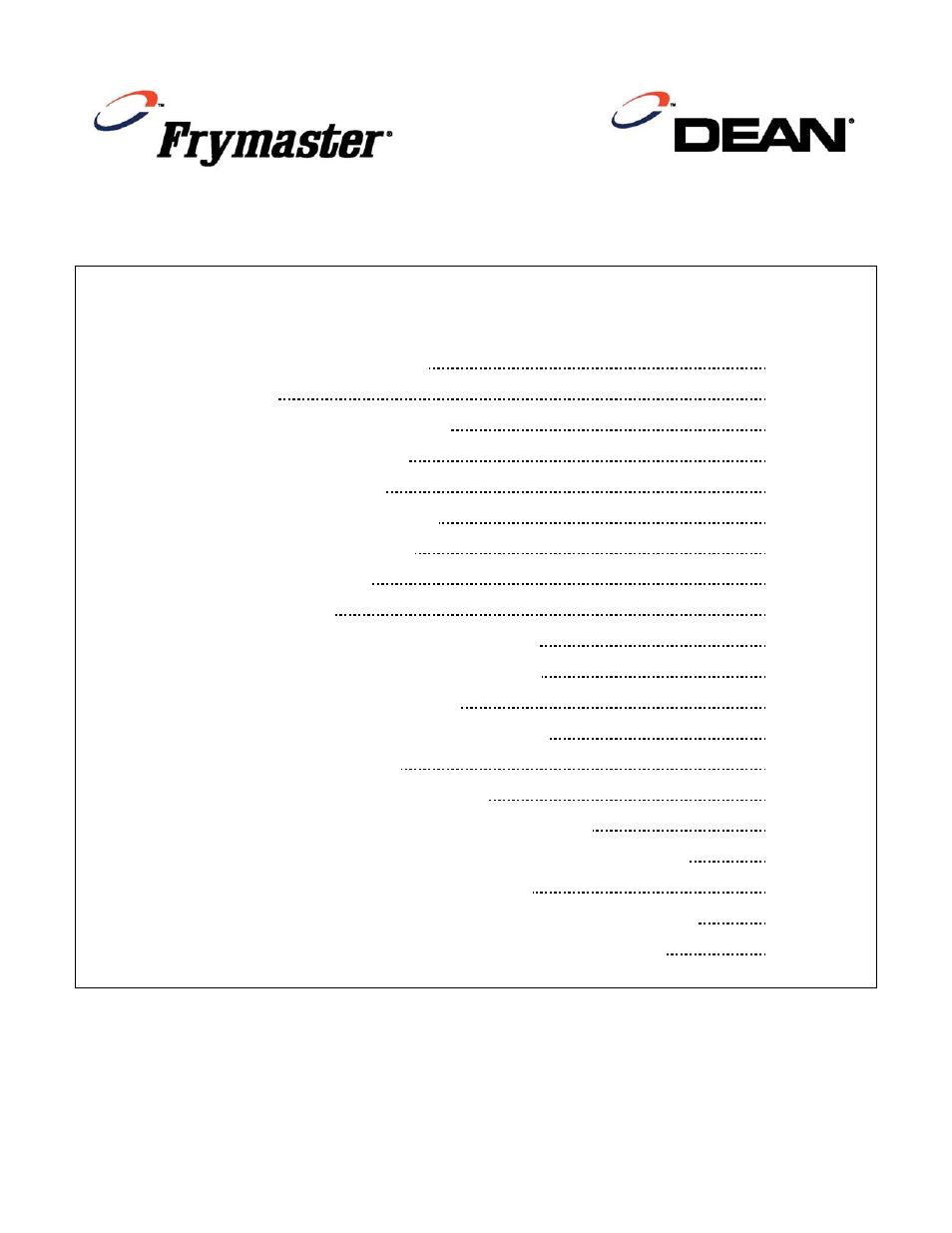 Frymaster 2836 User Manual | Page 4 / 54