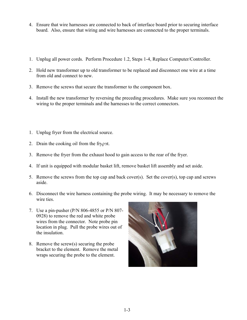 Frymaster 2836 User Manual | Page 8 / 54