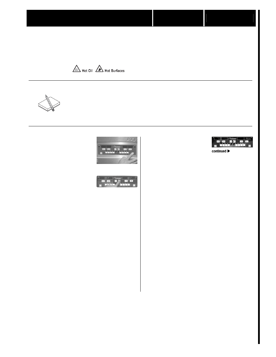 Calibrate fryer recovery time monthly fr 2 m1 | Frymaster FR2 User Manual | Page 9 / 28
