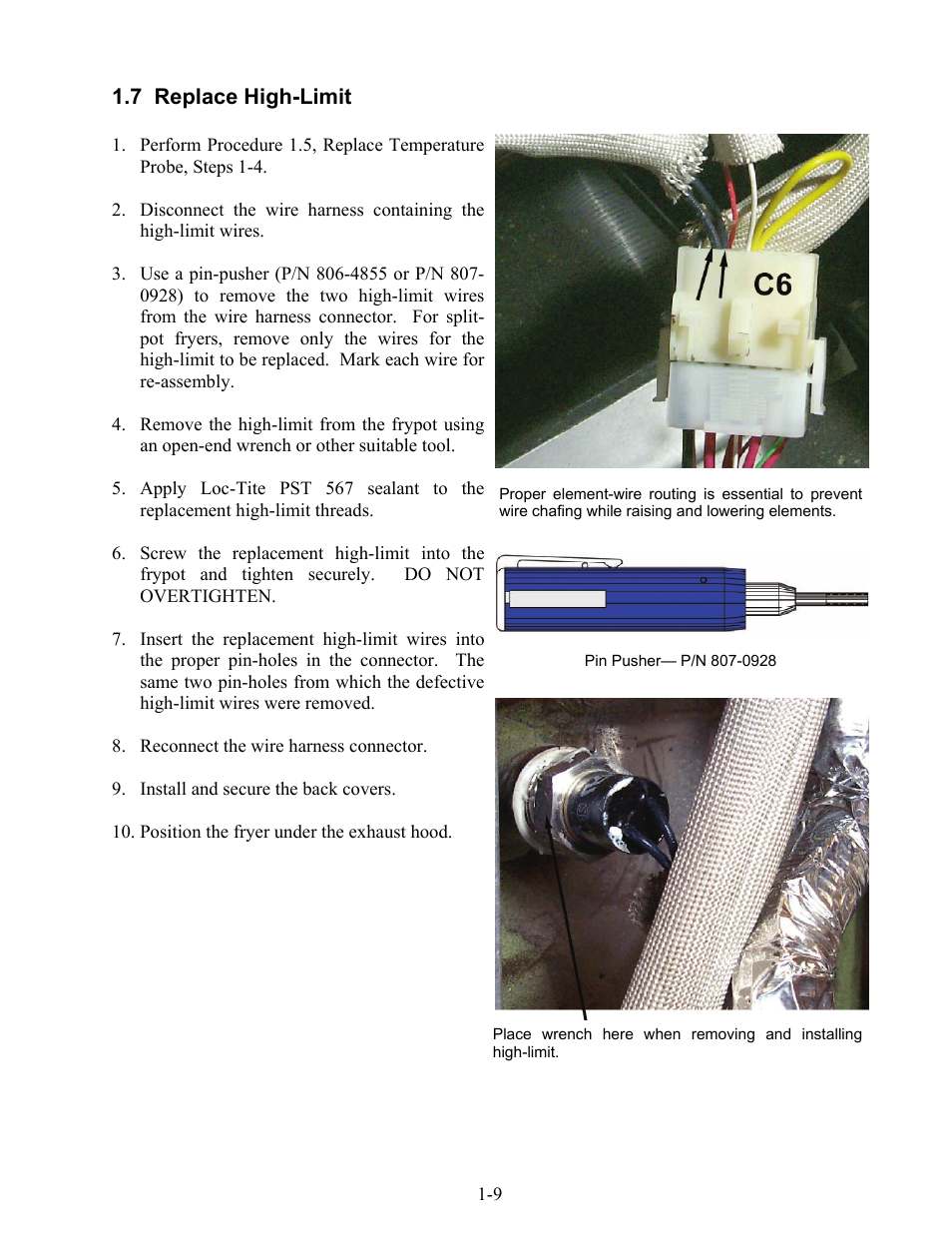 Frymaster H17 User Manual | Page 13 / 86