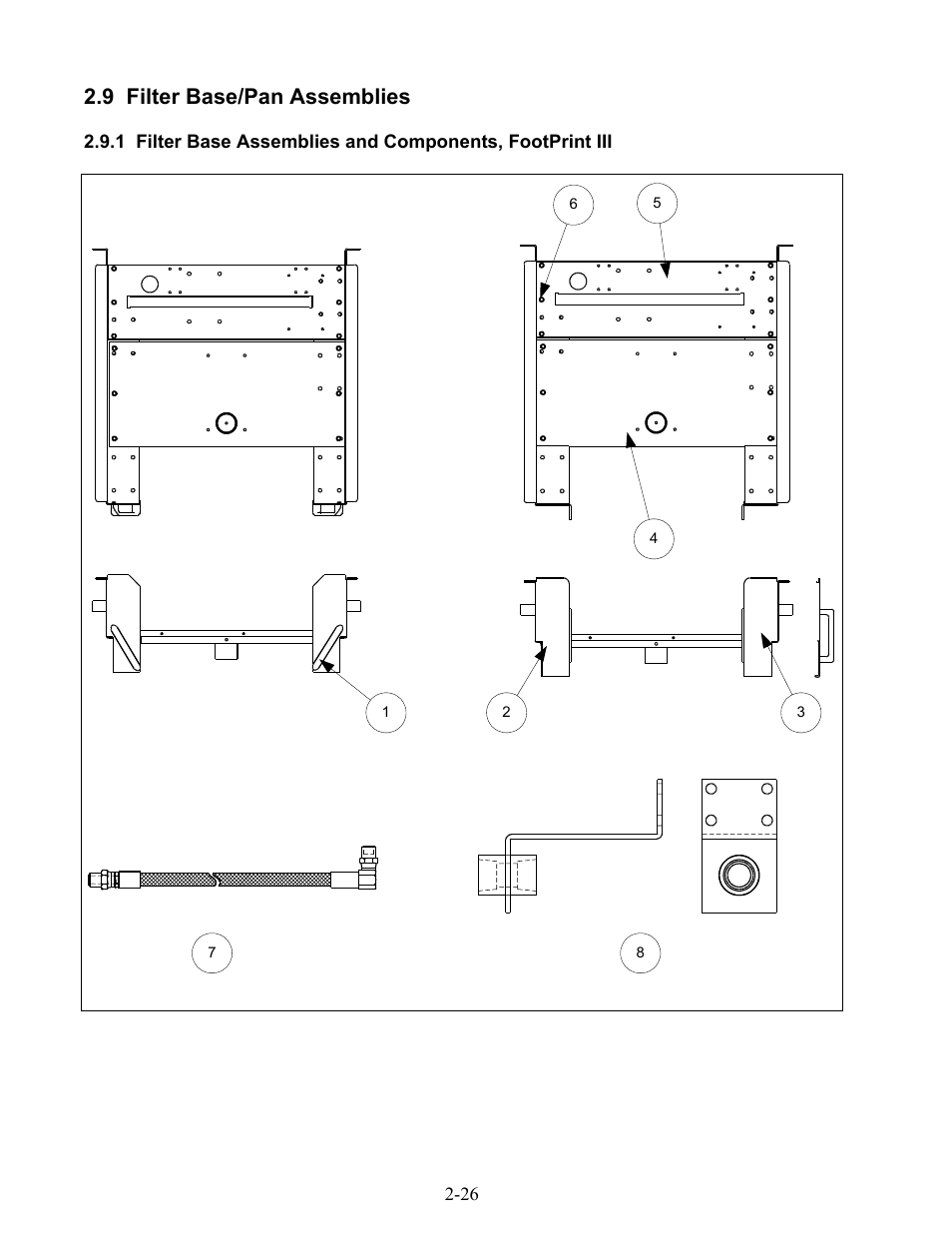 9 filter base/pan assemblies | Frymaster H17 User Manual | Page 66 / 86