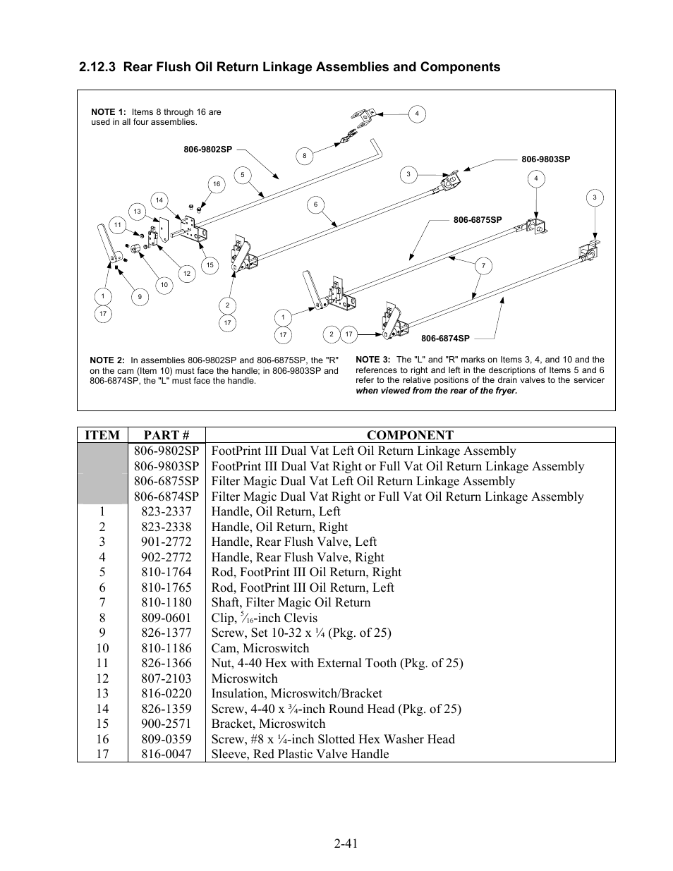 Frymaster H17 User Manual | Page 81 / 86