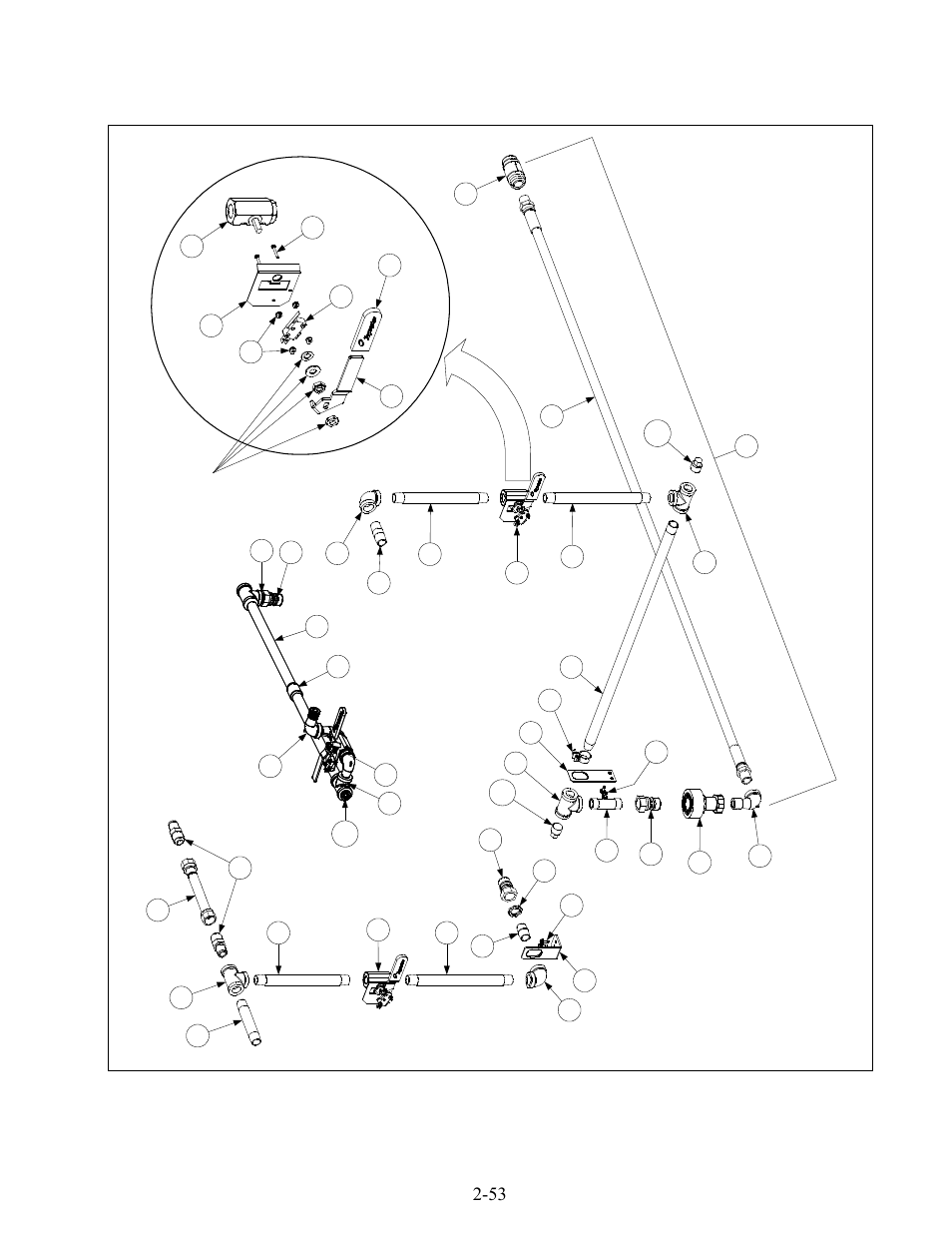 12 oil disposal systems plumbing, De ta il o f ite m 1 | Frymaster H50 Series User Manual | Page 116 / 138