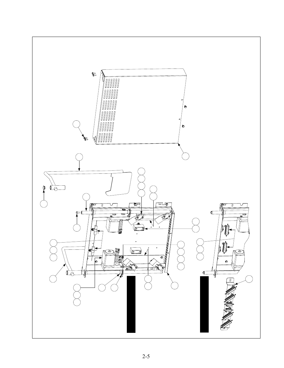 2 modular basket lifts | Frymaster H50 Series User Manual | Page 68 / 138