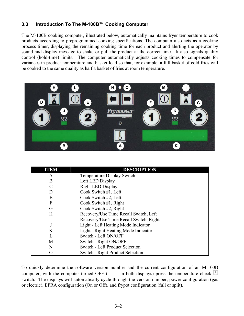 Frymaster H52 Series User Manual | Page 15 / 48