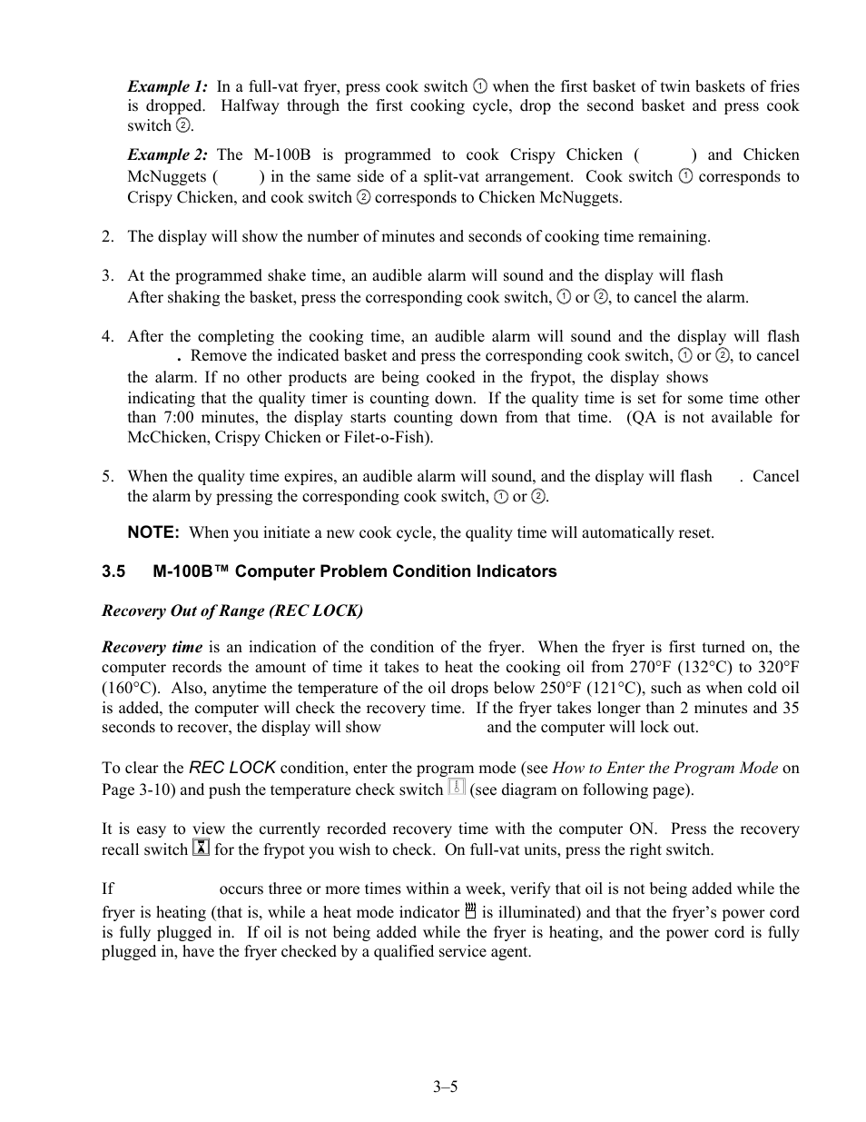 Frymaster H52 Series User Manual | Page 18 / 48