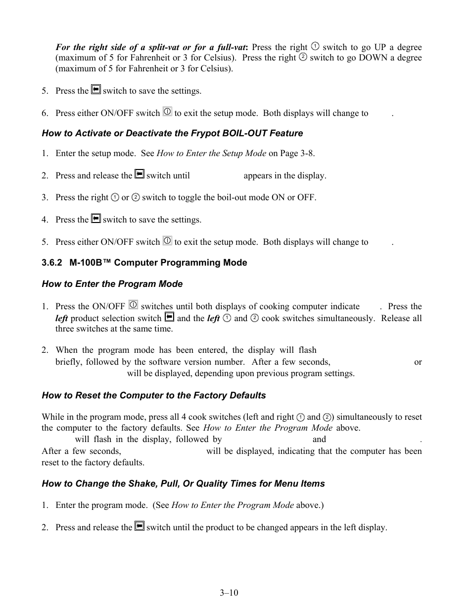 Frymaster H52 Series User Manual | Page 23 / 48