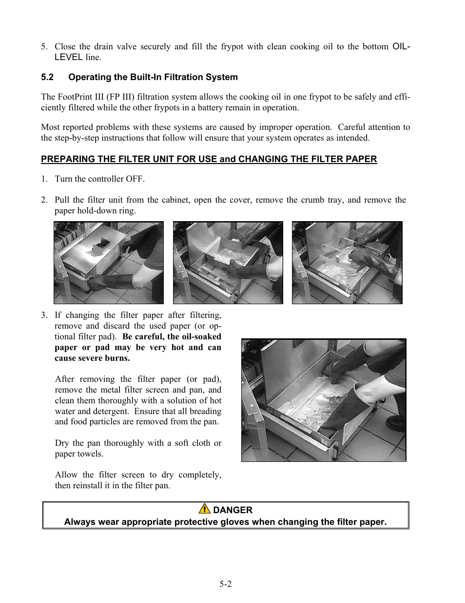 Frymaster H52 Series User Manual | Page 34 / 48