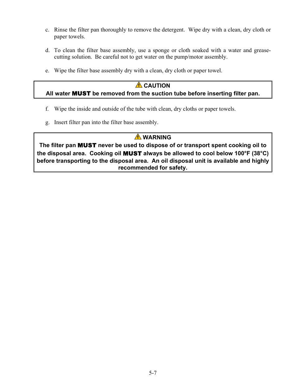 Frymaster H52 Series User Manual | Page 39 / 48