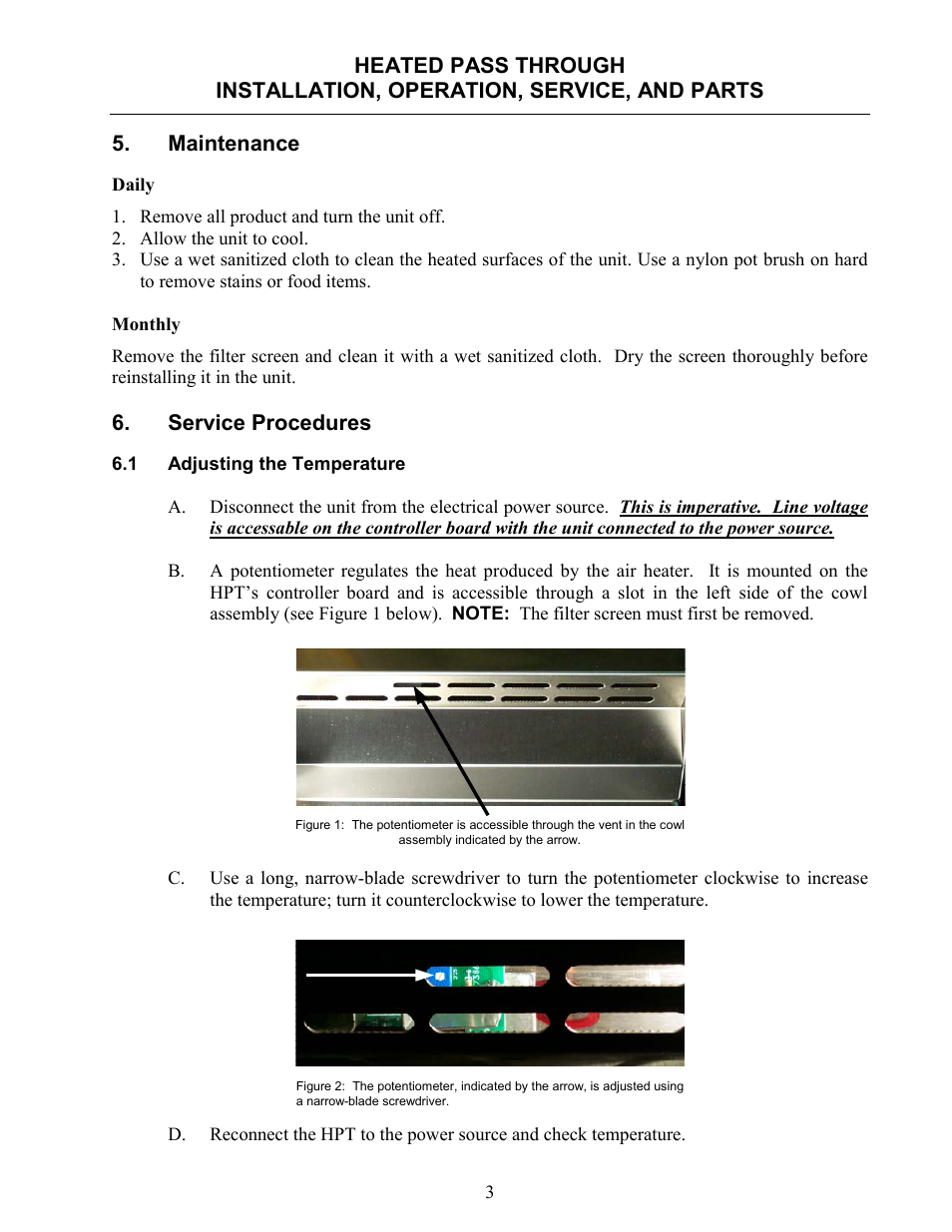 Frymaster Heated Pass Through none User Manual | Page 4 / 12