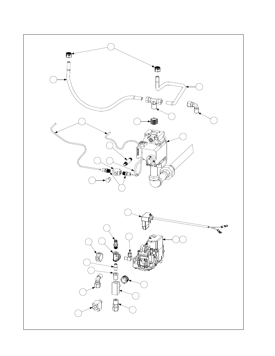34 2.9 gas valves and associated components | Frymaster FOOTPRINT H50 User Manual | Page 90 / 100