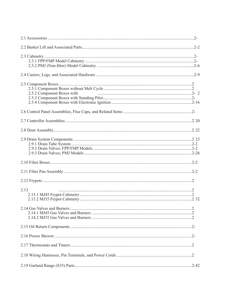 Frymaster GASFRYERSMODELS 35 User Manual | Page 5 / 80