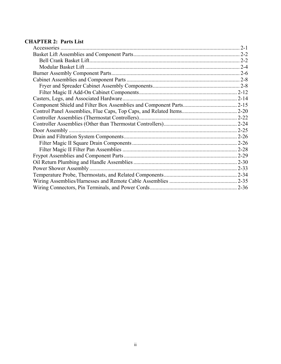 Frymaster 45 Series User Manual | Page 5 / 86