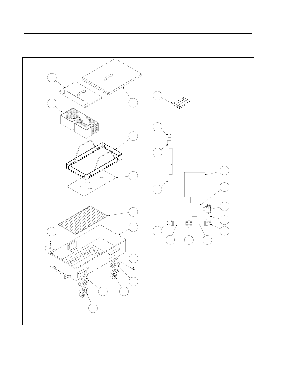 Suff/uff filtration systems chapter 6: parts list | Frymaster STUFF 8195809 User Manual | Page 48 / 54