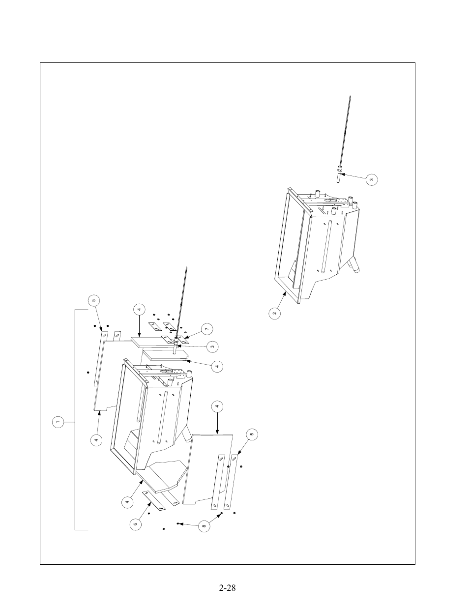 28 2.6 frypot assemblies and associated parts | Frymaster BIPH14 series User Manual | Page 48 / 54