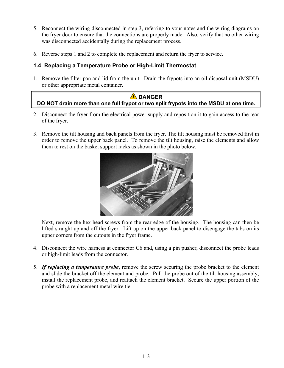 Frymaster BIPH14 series User Manual | Page 7 / 54