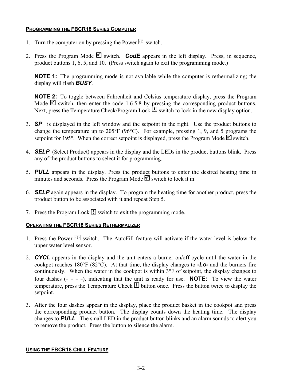 Frymaster Gas Rethermalizers FBKR18 Series User Manual | Page 16 / 60