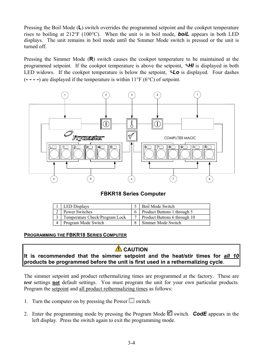 Frymaster Gas Rethermalizers FBKR18 Series User Manual | Page 18 / 60