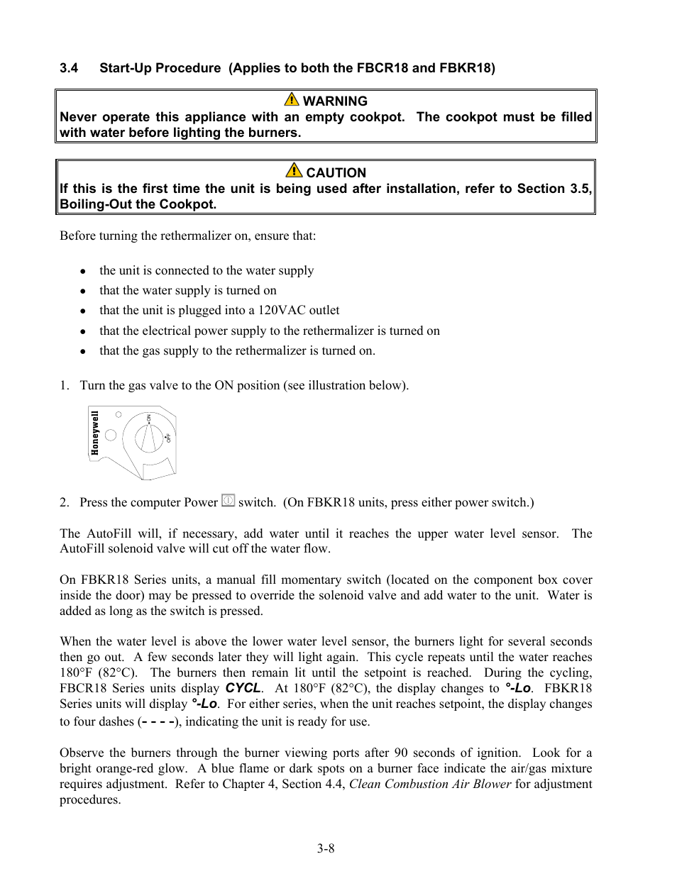 Frymaster Gas Rethermalizers FBKR18 Series User Manual | Page 22 / 60