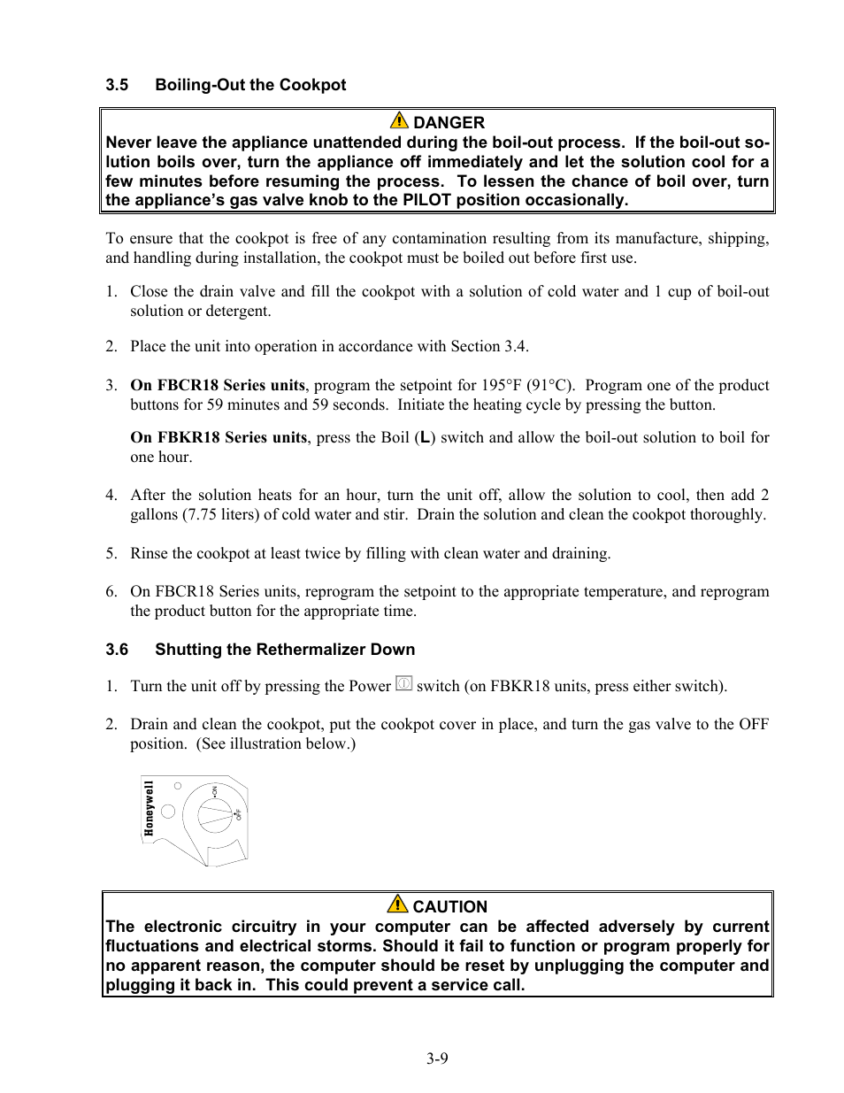 Frymaster Gas Rethermalizers FBKR18 Series User Manual | Page 23 / 60