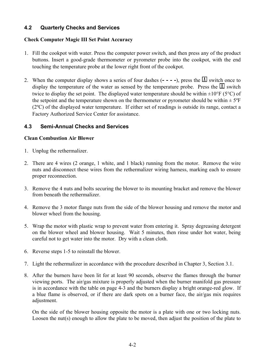 Frymaster Gas Rethermalizers FBKR18 Series User Manual | Page 25 / 60