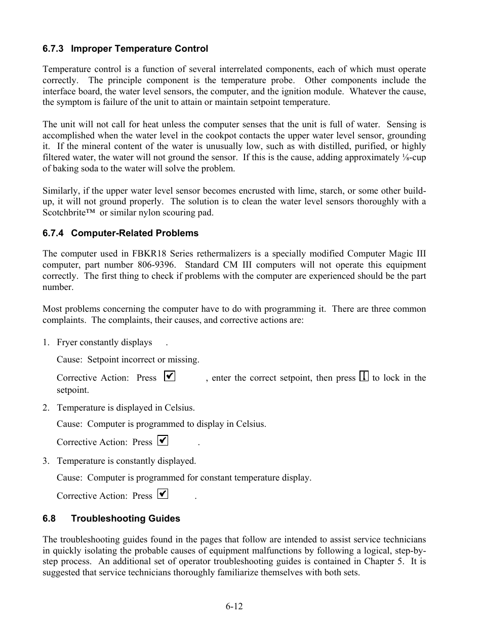 Frymaster Gas Rethermalizers FBKR18 Series User Manual | Page 45 / 60