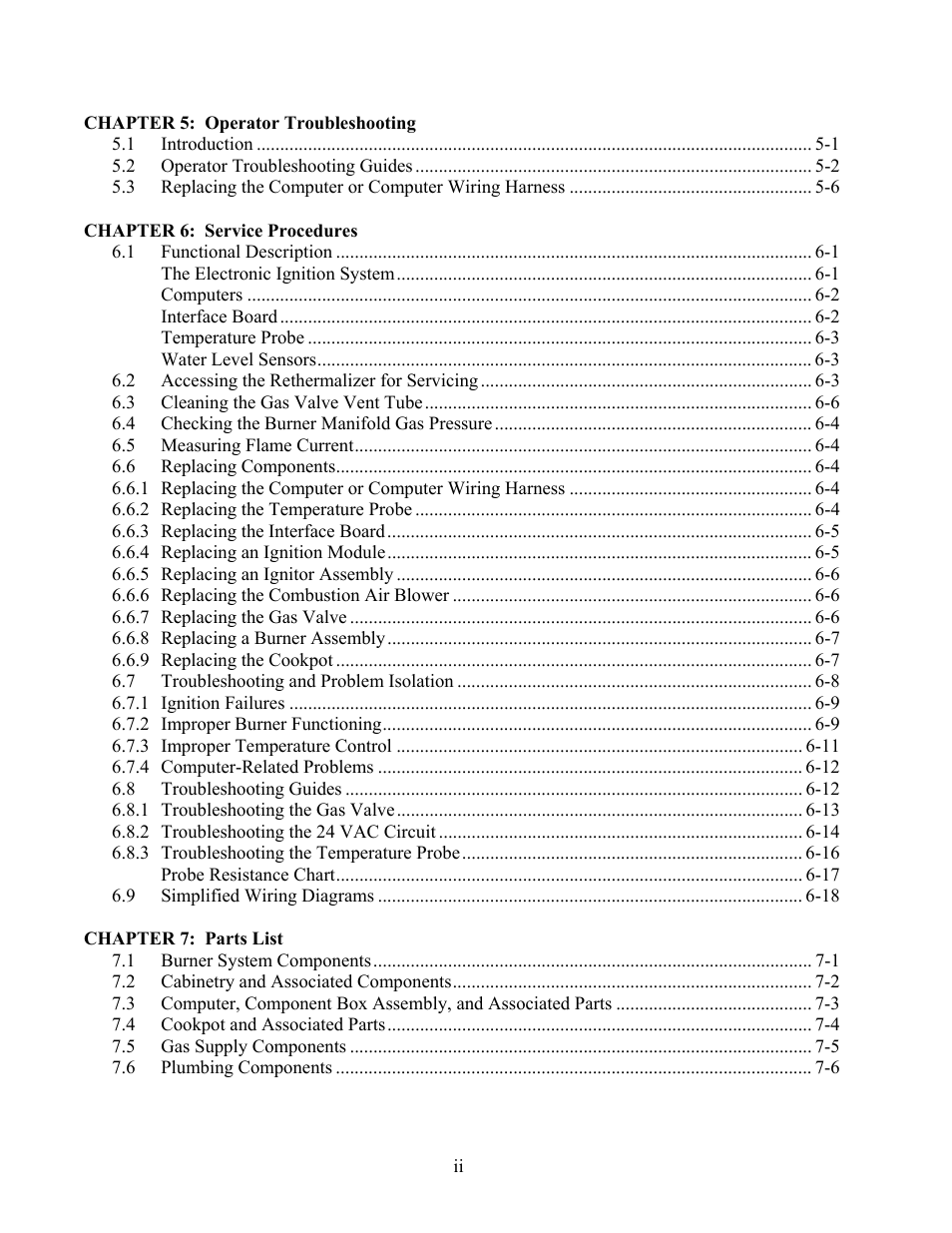 Frymaster Gas Rethermalizers FBKR18 Series User Manual | Page 5 / 60