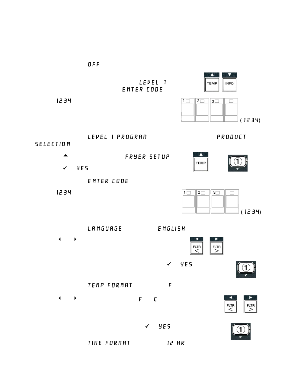 9 fryer setup mode programming | Frymaster SERIES GEN II LOVTM BIGLA30 User Manual | Page 33 / 86