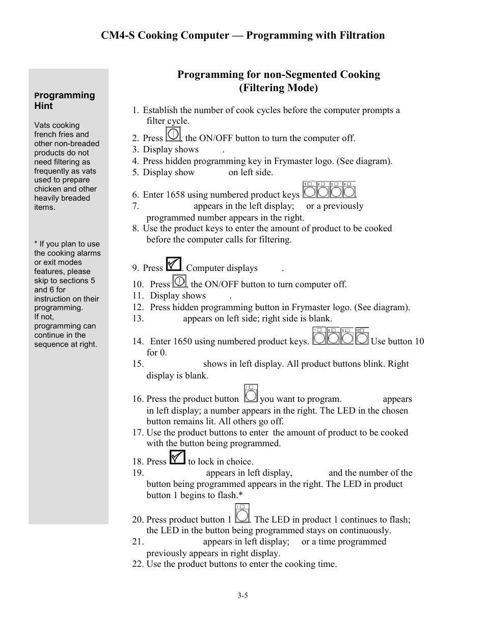 Frymaster cm45 s User Manual | Page 11 / 26