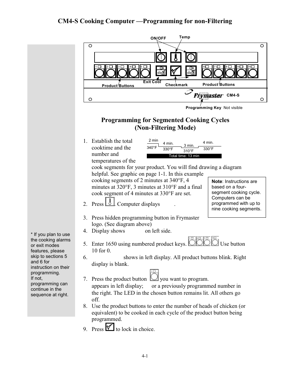 Frymaster cm45 s User Manual | Page 14 / 26