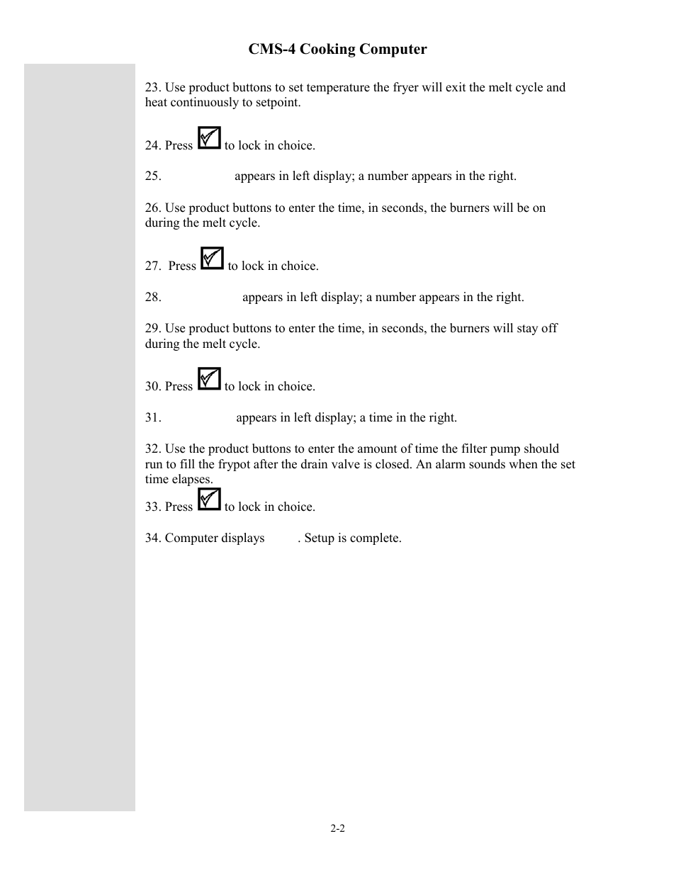 Frymaster cm45 s User Manual | Page 6 / 26