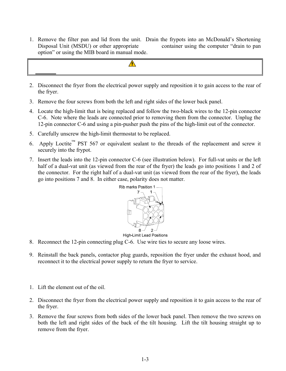 Frymaster LOV BIELA14 User Manual | Page 10 / 96