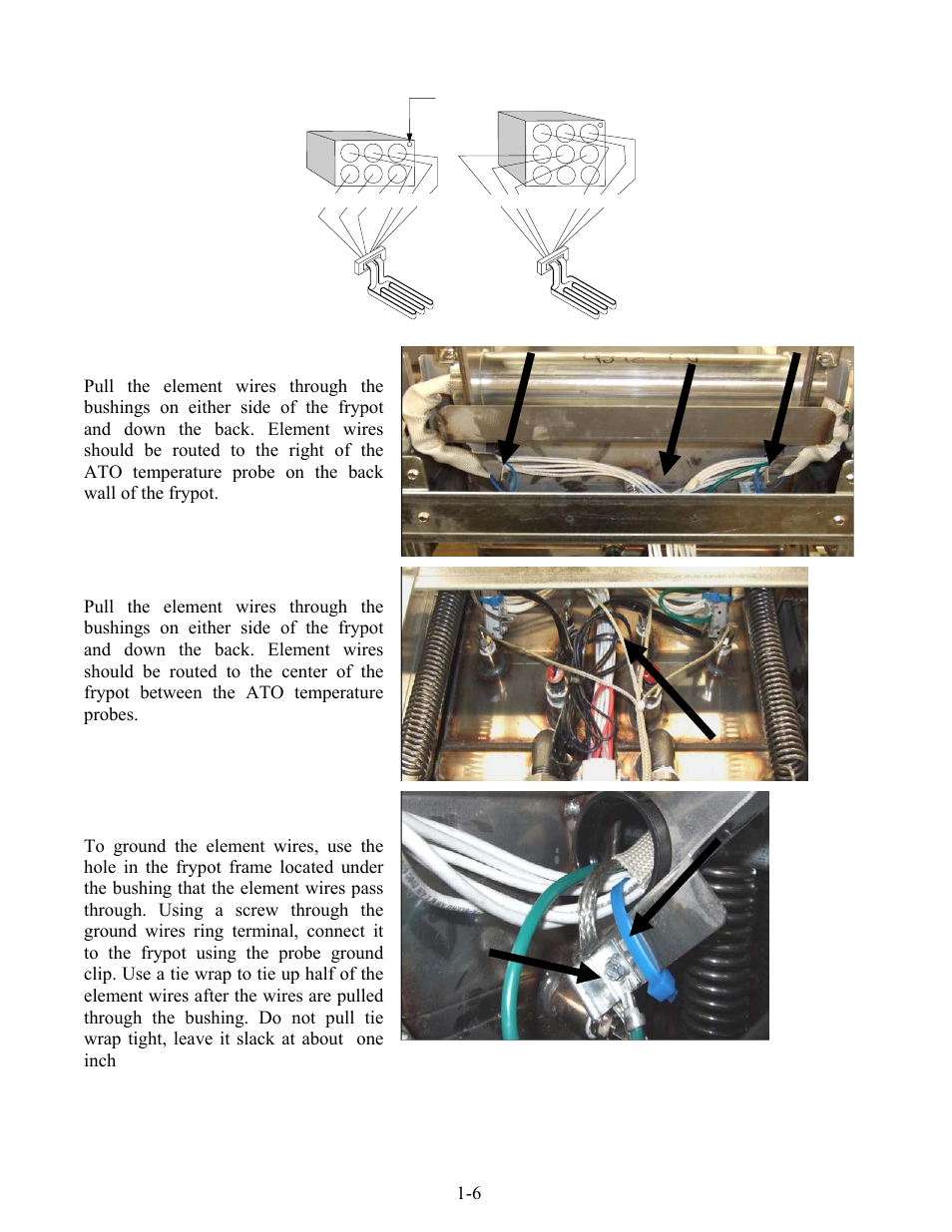 Full vat element wire routing, Dual vat element wire routing | Frymaster LOV BIELA14 User Manual | Page 13 / 96