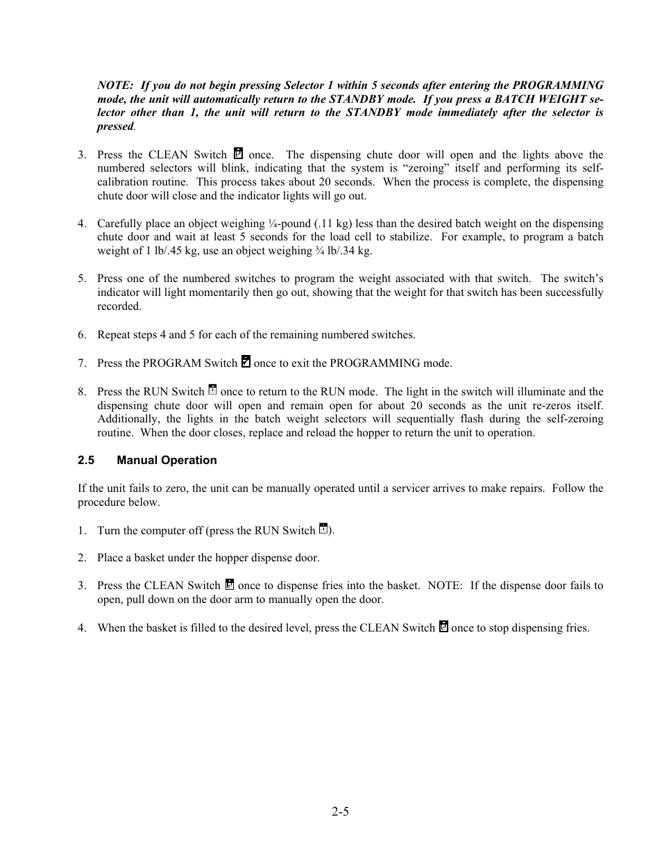 Frymaster SINBAD II User Manual | Page 11 / 17