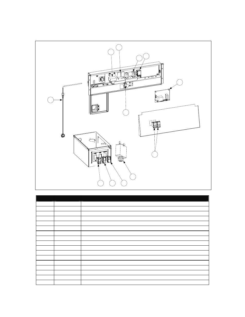 Flatbottom, Electrical components | Frymaster 8196321 User Manual | Page 22 / 66