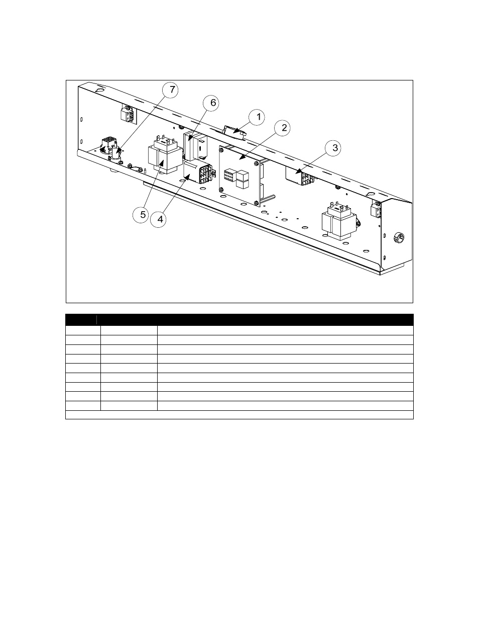 Component box assembly | Frymaster 8196321 User Manual | Page 39 / 66