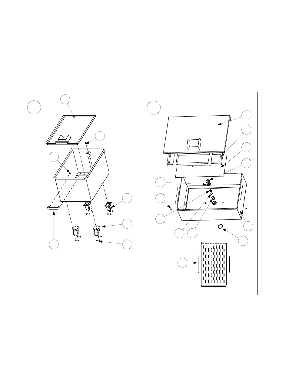 2 filter pan assemblies | Frymaster H14 Series User Manual | Page 102 / 110