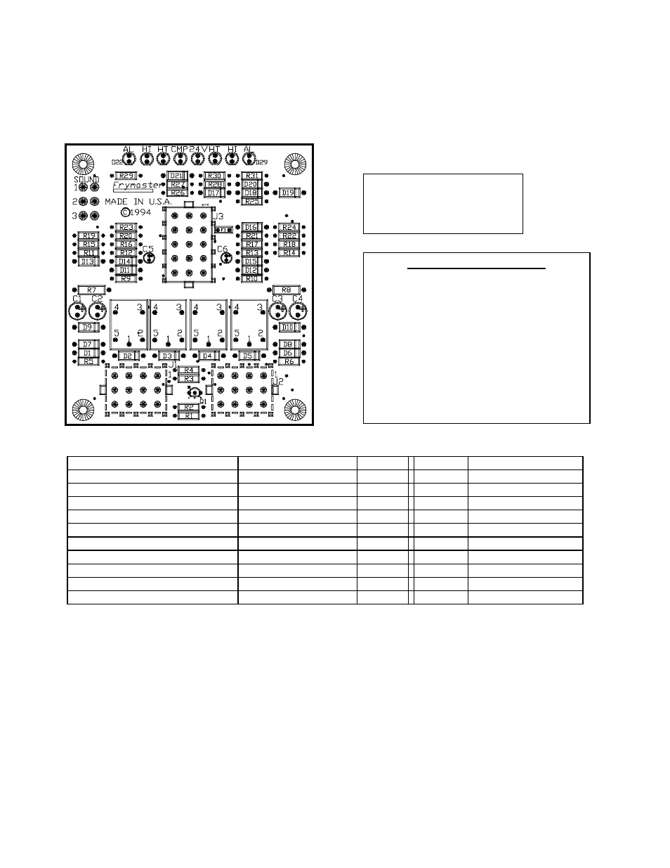 11: electric interface board diagnostic chart, Diagnostic led legend | Frymaster H14 Series User Manual | Page 66 / 110