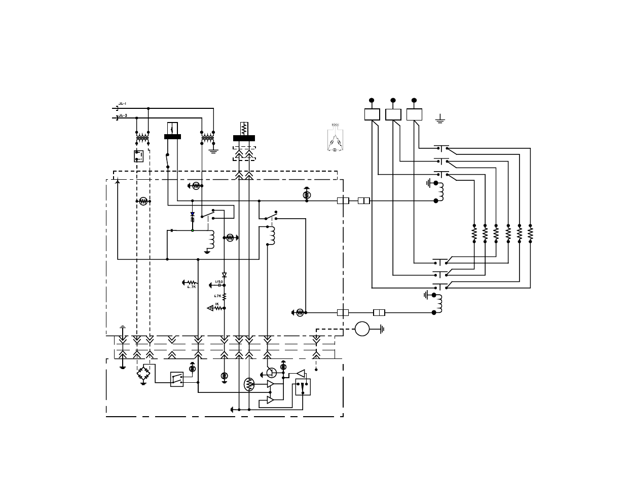Common electric mcdonald's h14 series— full-vat, Computer/ controller interface board, L1 l2 | Frymaster H14 Series User Manual | Page 67 / 110