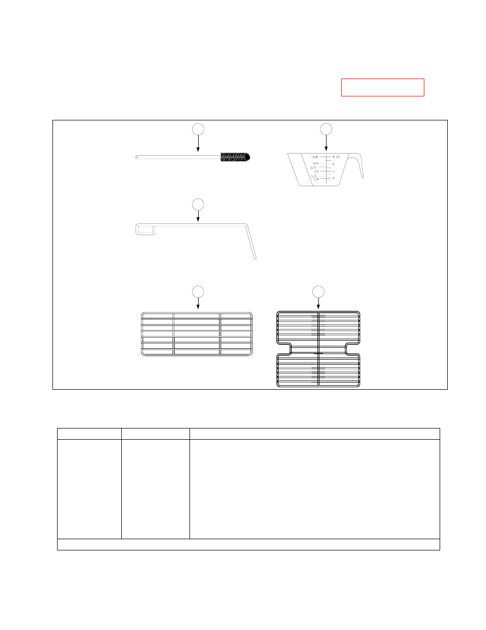 1 accessories, Item, Filter pack– 100 sheets | Frymaster H14 Series User Manual | Page 83 / 110