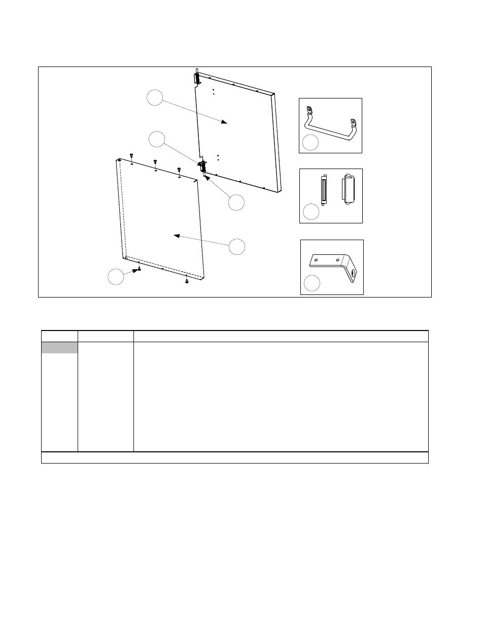 1 door assembly components | Frymaster H14 Series User Manual | Page 92 / 110