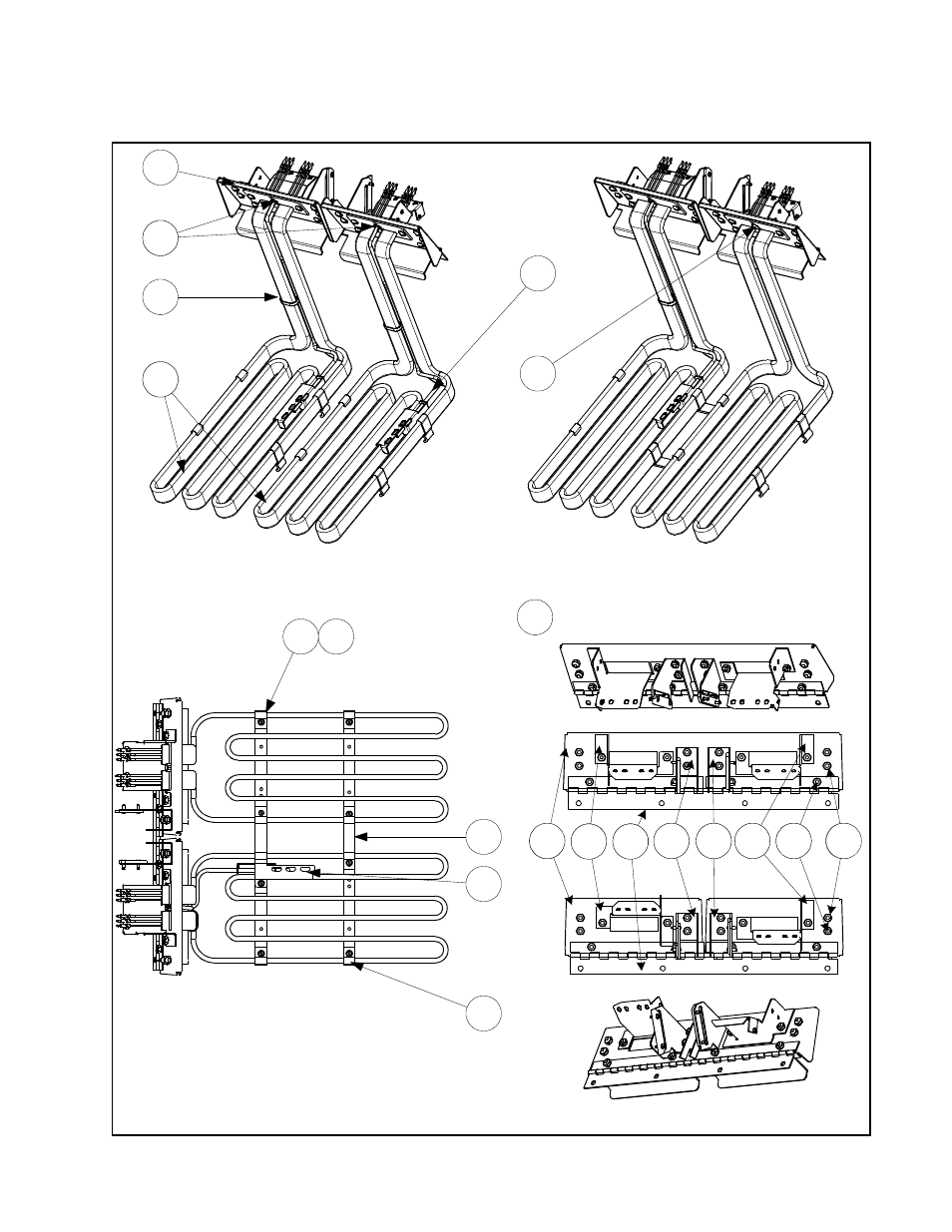 2 elements and related components, Dual-vat full-vat | Frymaster H14 Series User Manual | Page 97 / 110