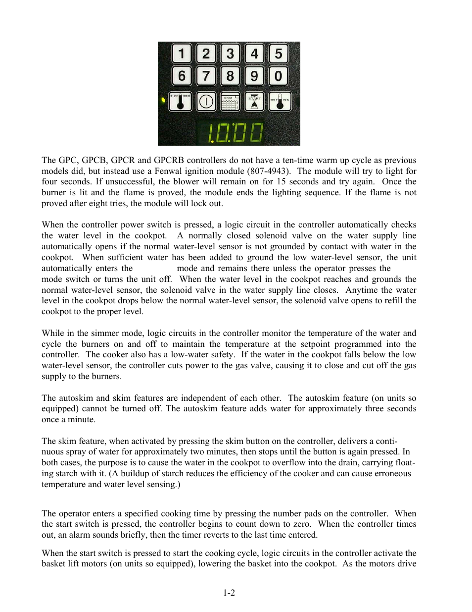 Frymaster PASTAMAGIC 8196692 User Manual | Page 5 / 44