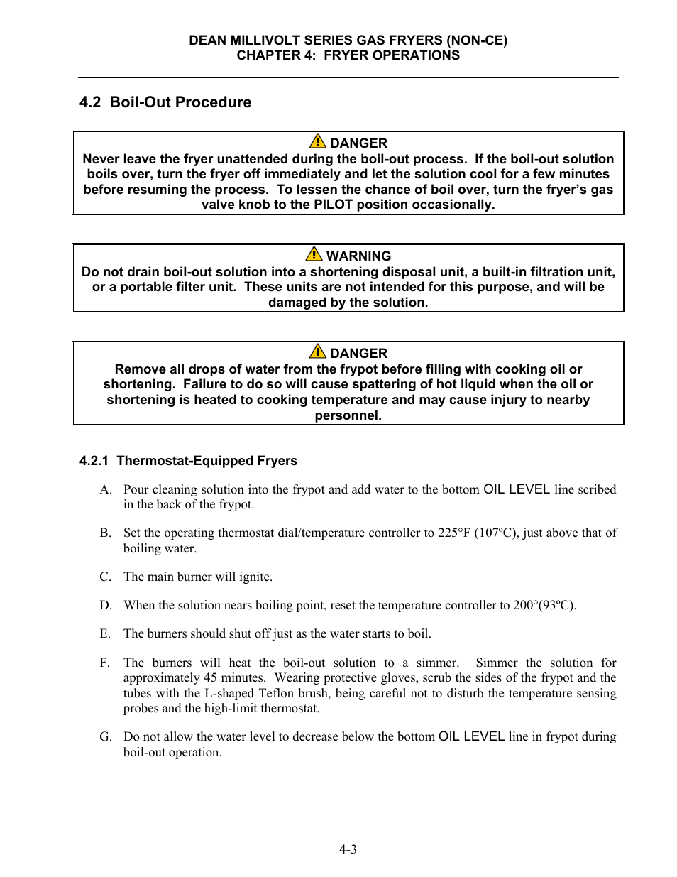 Frymaster SM60 User Manual | Page 31 / 40