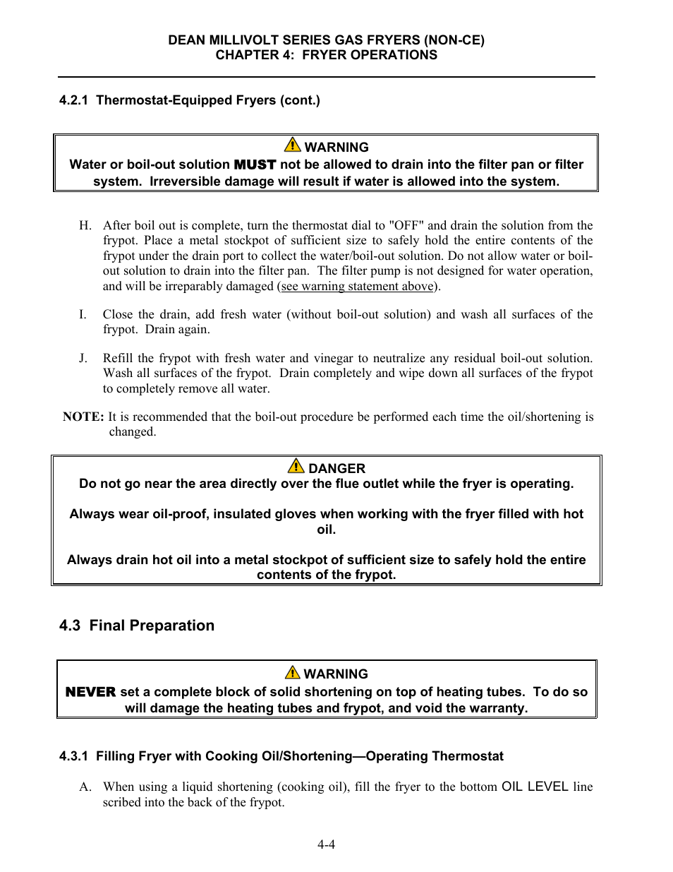 Frymaster SM60 User Manual | Page 32 / 40