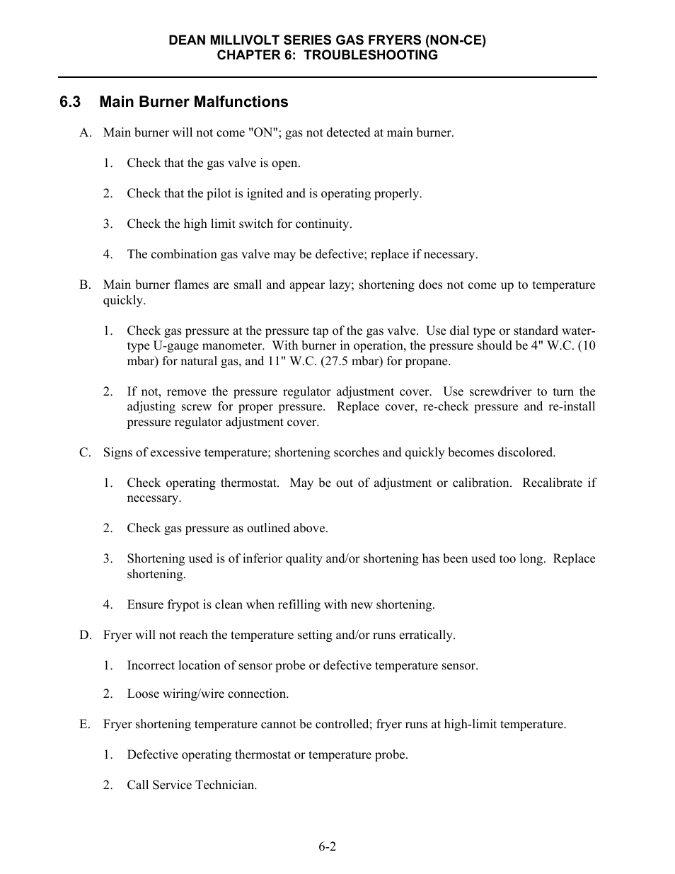 Frymaster SM60 User Manual | Page 38 / 40